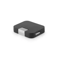 JANNES. USB 2'0 hub 4 porttal Fekete