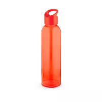 PORTIS GLASS. Üvegpalack PP kupakkal 500 ml Piros