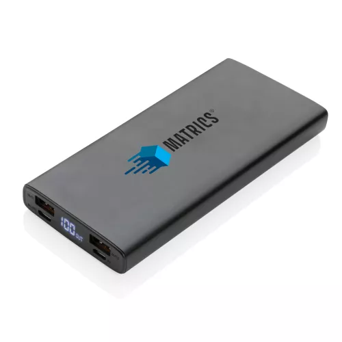 Alumínium 18W-os 10 000 mAh PD powerbank