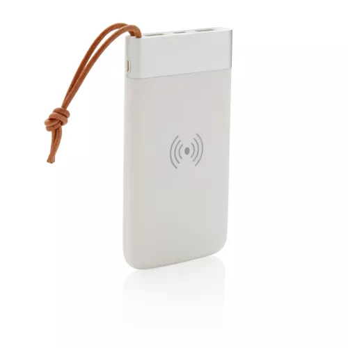 Aria 8000 mAh powerbank 5W-os vezeték nélküli töltéssel