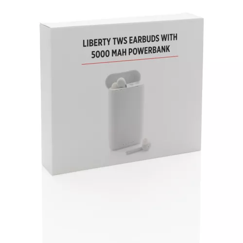 Liberty TWS fülhallgató 5000 mAh powerbankkel