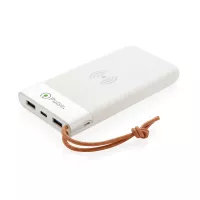 Aria 8000 mAh powerbank 5W-os vezeték nélküli töltéssel