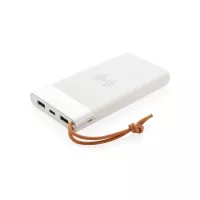 Aria 8000 mAh powerbank 5W-os vezeték nélküli töltéssel