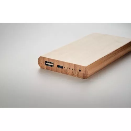 ARENA C 6000 mAh bambusz powerbank