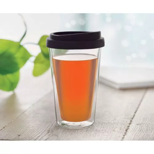 BIELO TUMBLER Hőálló üveg pohár, 350 ml