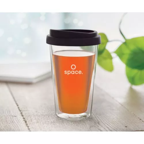 BIELO TUMBLER Hőálló üveg pohár, 350 ml