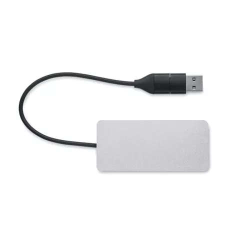 HUB-C 3 portos USB hub, 20 cm kábel