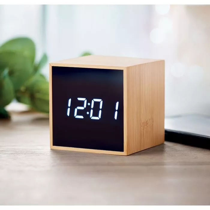 MARA-CLOCK-LED-ebresztoora-bambusz-hazzal-barna__634078