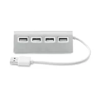 ALUHUB 4 portos USB elosztó