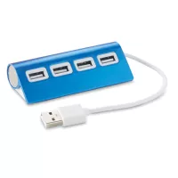 ALUHUB 4 portos USB elosztó