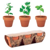 FLOWERPOT 3 r. terrakotta ültető szett 