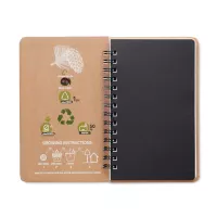 GROWNOTEBOOK™ A5 vonalas fenyő jegyzetfüzet