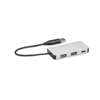 HUB-C 3 portos USB hub, 20 cm kábel