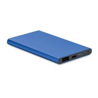 POWERFLAT C 4000 mAh powerbank, C csatl. közép kék