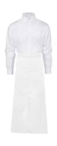 BERLIN Long Bistro Apron with Vent and Pocket