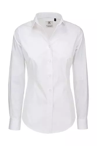 Black Tie LSL/women Poplin Shirt