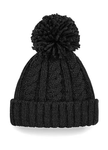 Cable Knit Melange Beanie