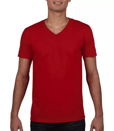 Gildan Mens Softstyle® V-Neck T-Shirt