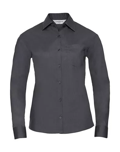 Ladies` LS Poplin Shirt