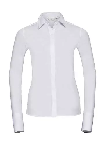 Ladies` LS Ultimate Stretch Shirt