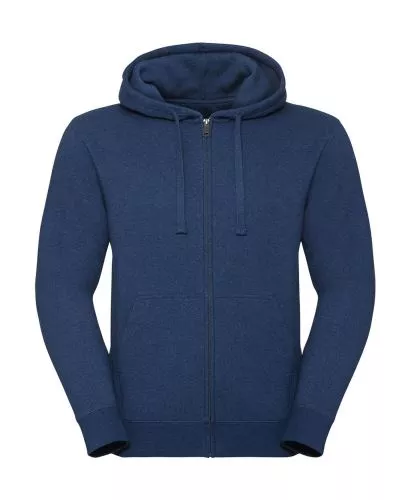 Men`s Authentic Melange Zipped Hood Sweat