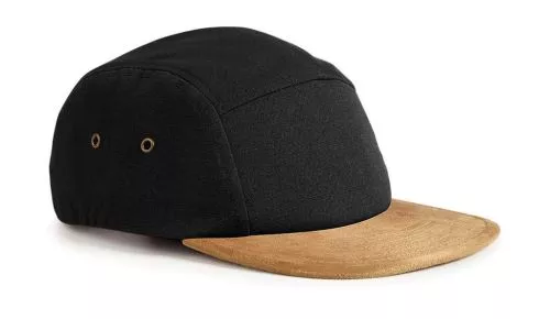 Suede Peak 5 Panel Cap