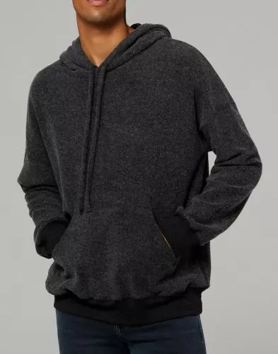 Unisex Sueded Fleece Pullover Hoodie