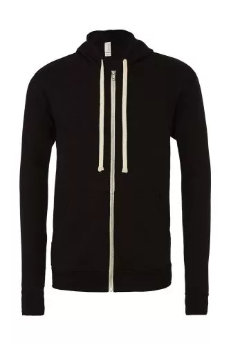 Unisex Triblend Full Zip Hoodie