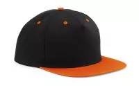 5 Panel Contrast Snapback Black/Orange