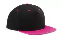 5 Panel Contrast Snapback Black/Fuchsia