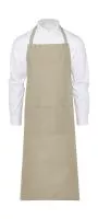 AMSTERDAM Bib Apron with Pocket Natural