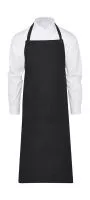 AMSTERDAM Bib Apron with Pocket Black