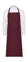 AMSTERDAM Bib Apron with Pocket Burgundy