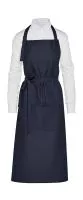 AMSTERDAM - Recycled Bib Apron with Pocket Navy