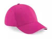 Athleisure 6 Panel Cap Fuchsia/White