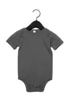 Baby Jersey Short Sleeve One Piece Asphalt