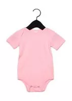 Baby Jersey Short Sleeve One Piece Rózsaszín