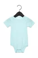 Baby Triblend Short Sleeve Onesie Ice Blue Triblend