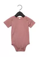 Baby Triblend Short Sleeve Onesie Mauve Triblend