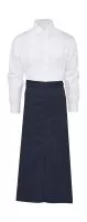 BERLIN Long Bistro Apron with Vent and Pocket Navy