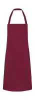 Bib Apron Press Stud Dark Red