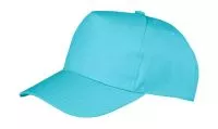 Boston 5-Panel Printers Cap Aqua