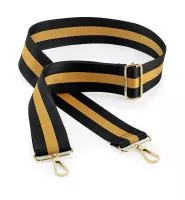 Boutique Adjustable Bag Strap Black/Mustard