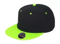 Bronx Original Flat Peak Dual Color Black/Lime