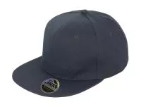 Bronx Original Flat Peak Snap Back Cap Black