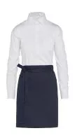 BRUSSELS - Short Bistro Apron with Pocket Navy