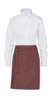 BRUSSELS Short Bistro Apron Terracotta