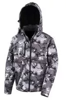 Camo TX Performance Hooded Softshell Camo Charcoal  