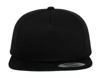 Classic 5 Panel Snapback Black