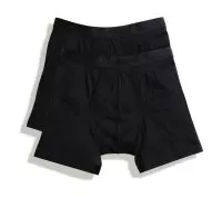 Classic Boxer 2 Pack Black